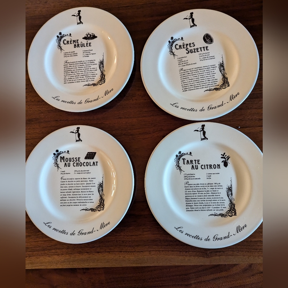 Kiss That Frog French Dessert Plates